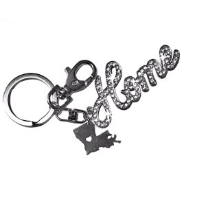 Fashion Keychain,Louisiana map Key Ring,Louisiana map Keychain Louisiana  Key Ring Louisiana State map Jewelry，A0235 : : Clothing, Shoes &  Accessories