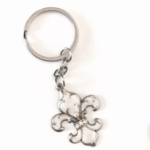 Louisiana The Pelican State Spinning Keychain Key Ring - 1 3/4 Wide