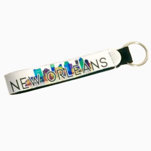 New Orleans - Louisiana - USA - Double Sided Large Keyring Key Fob Chain  Ring Gift Present Souvenir US1 - Baked Bean Store