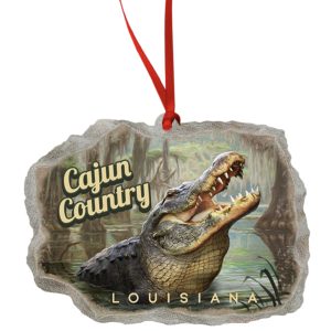 LA Cajun Country Gator Ornament